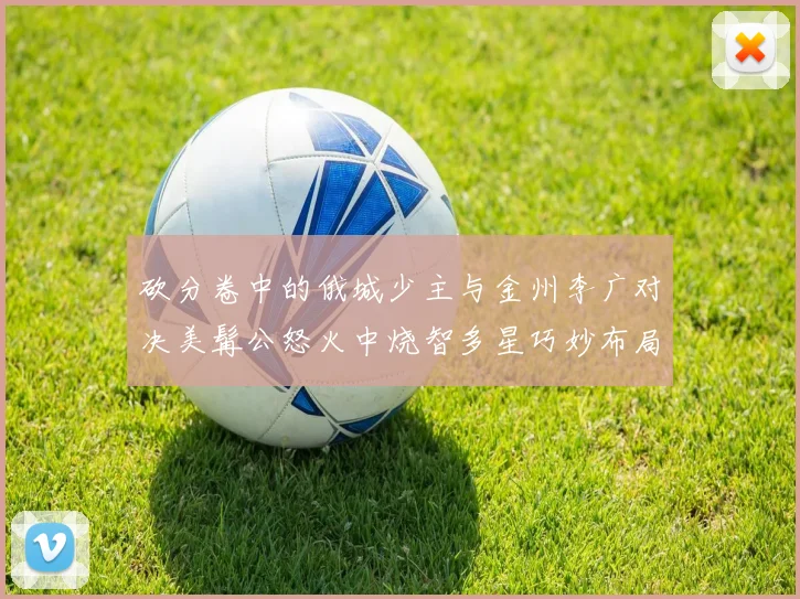 砍分卷中的俄城少主与金州李广对决美髯公怒火中烧智多星巧妙布局